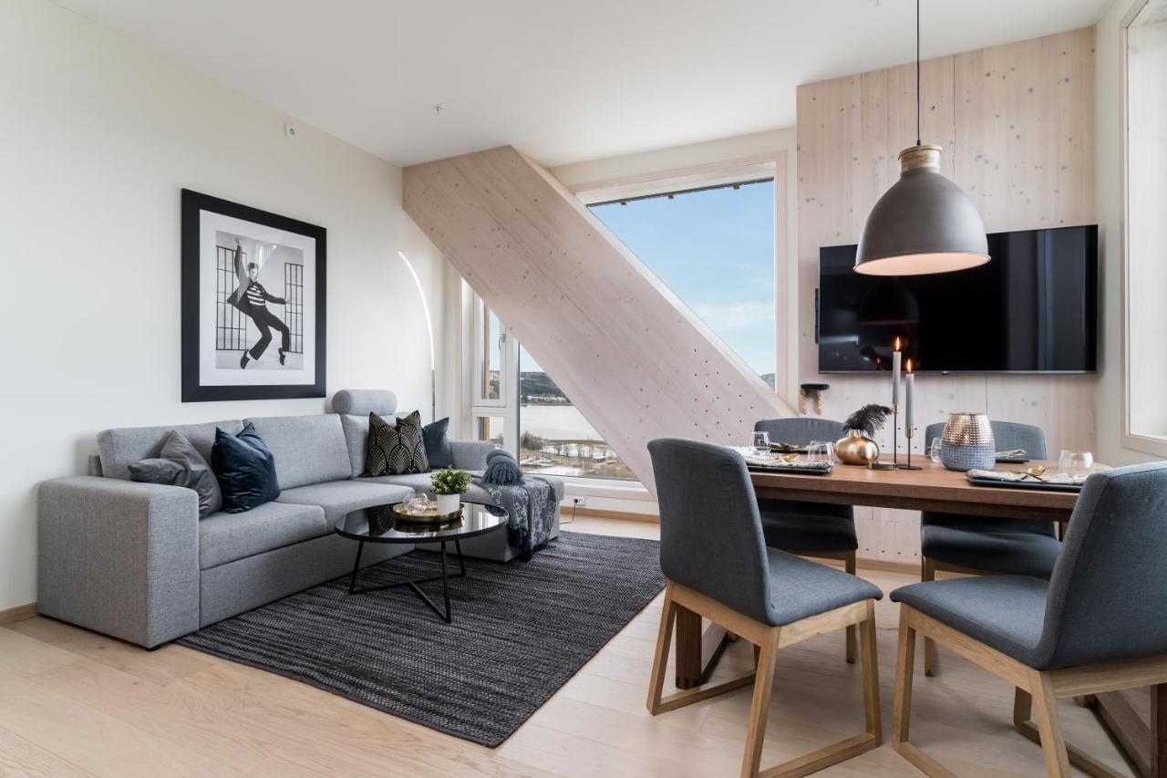 Mjos Tower Apartment - Lovely City View Sjusjøen Extérieur photo
